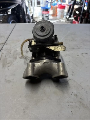 Triumph Bonneville 650 750 MAP Manifold Mikuni Single Carb Adapter Intake Tiger - Image 1 of 4