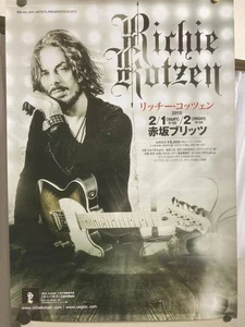 Richie Kotzen / Japan Tour 2015 Concert Original Promo Poster B2 20x28in 51x72cm - Picture 1 of 1