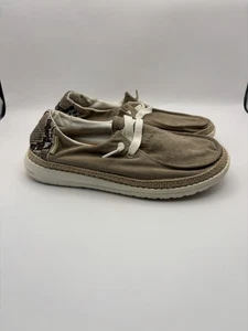 Hey Dude Wendy Pitone Marrone Scarpe Slip On Donna Taglia 6 - Foto 1 di 7