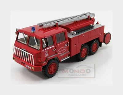 1:43 Edicola Berliet Ff 6X6 Fpt Hr Fire Engine Vigili Del Fuoco Service 1971 G17 - Immagine 1 di 2