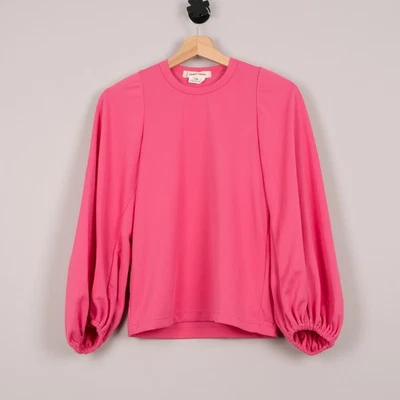 Comme Des Garcons SS18 Balloon Sleeve Long Sleeve Top Pink — 第 1/4 张图片
