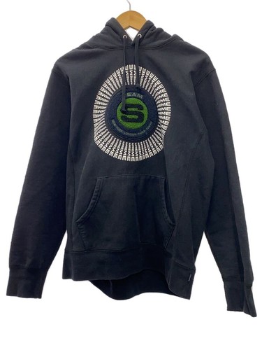 Supreme Felpa con Cappuccio M Cotone BLK