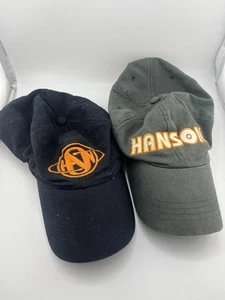 Lot 2 rares casquette chapeau vintage Hanson Pop Band années 90 unisexe homme femme réglable OSFM - Photo 1/12