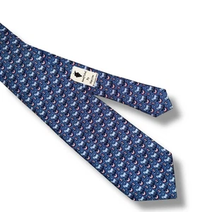 Vineyard Vines Silk Tie Democrat Donkey USA Hand Made - Picture 1 of 7