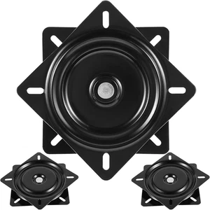 3 PCS 6-1/4 Inch Bar Stool Swivel Plate, Heavy Duty Seat Swivel Base Mount Plate - Picture 1 of 12