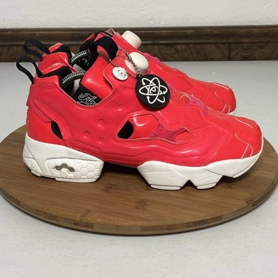 Reebok Classic Instapump Fury OB Neon Cherry Pink Patent Gym Shoes Womens 7.5 - Image 1 of 4