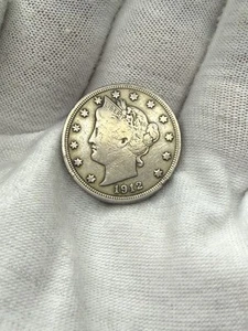 1912 Philadelphia Mint Liberty Nickel H116 - Bild 1 von 2