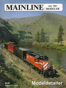Mainline Modeler Jul 87 NKP B&M Whipple Truss PRR H31B C&O Hocking Valley Altona - Picture 1 of 1