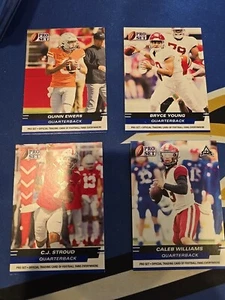 2022 Leaf Pro Set Draft - #PS-03 Quinn Ewers (RC) Cj Stroud Bryce Celeb - Picture 1 of 5