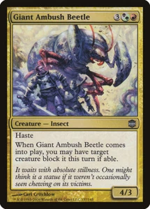 1x Giant Ambush Beetle - NM/LP - Alara Reborn SPARROW MAGIC - Picture 1 of 1