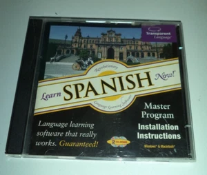 LEARN SPANISH NOW! MASTER PROGRAM WITH 2 CD-ROMs - Picture 1 of 4