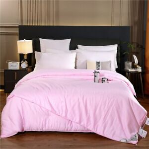 Mulberry Silk Blankets For Summer Winter Soft Quilts Comforters Cotton Jacquard