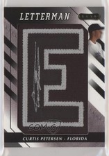 2008 Razor Letterman 5 Black/Silver /5 Curtis Petersen #CUP-E1 Auto