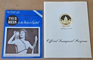 THIS WEEK in the Nation's Capital Inaugural Edition & 1968 Inaugural Program - Picture 1 of 5