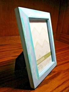 NWT Malden International Designs Chalked Teal Photo Frame Size 4" x 6"       511 - Picture 1 of 3