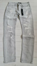 Tigha Herren Jeans Morten light grey ripped Größe 31/32