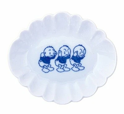 Plato pequeño Sango Toki Disney Sometsuke Mamezara 83 mm Huey Dewey Louie 3230-105 Foto 1 de 2