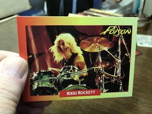 #132 RIKKI ROCKETT - 1991 Brockum Rock Cards
