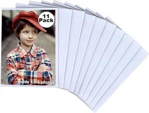 11 Pack Magnetic Photo Sleeves 4x6 Picture Holder Wall Decoration Fridge Magnet. - Picture 1 of 4