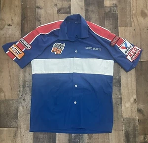 Camicia vintage anni 90 Valvoline Racing Pit Crew Pyrotect Nitrous H&H Racing Large - Foto 1 di 8