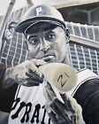 ROBERTO CLEMENTE pirates Signed Baseball limited edition print 11x15 in #17/100