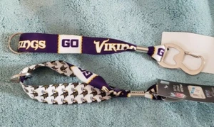Minnesota Vikings NFL Keychain & bottle opener Lanyard. New with tags. - Picture 1 of 1