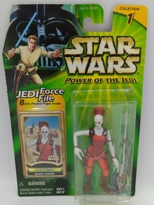 ‘00 Star Wars Aurra Sing Bounty Hunter Power of the Jedi Action Figure Hasbro - Picture 1 of 2
