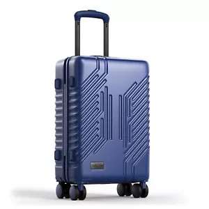 20" Hard Shell Carry On Spinner Suitcase Luggage PC+ABS Suitcase with TSA Lock - Picture 1 of 9