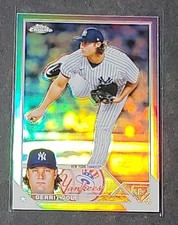 Gerrit Cole 2023 Topps Chrome Silver Refractor Card #213 New York Yankees