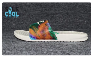 Nike Benassi JDI Slides Men's Multicolor Athletic Sandals 631261-101 - Picture 1 of 11