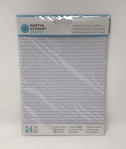 Martha Stewart Crafts Practice And Tracing Sheets - 24 Sheets - Picture 1 of 2