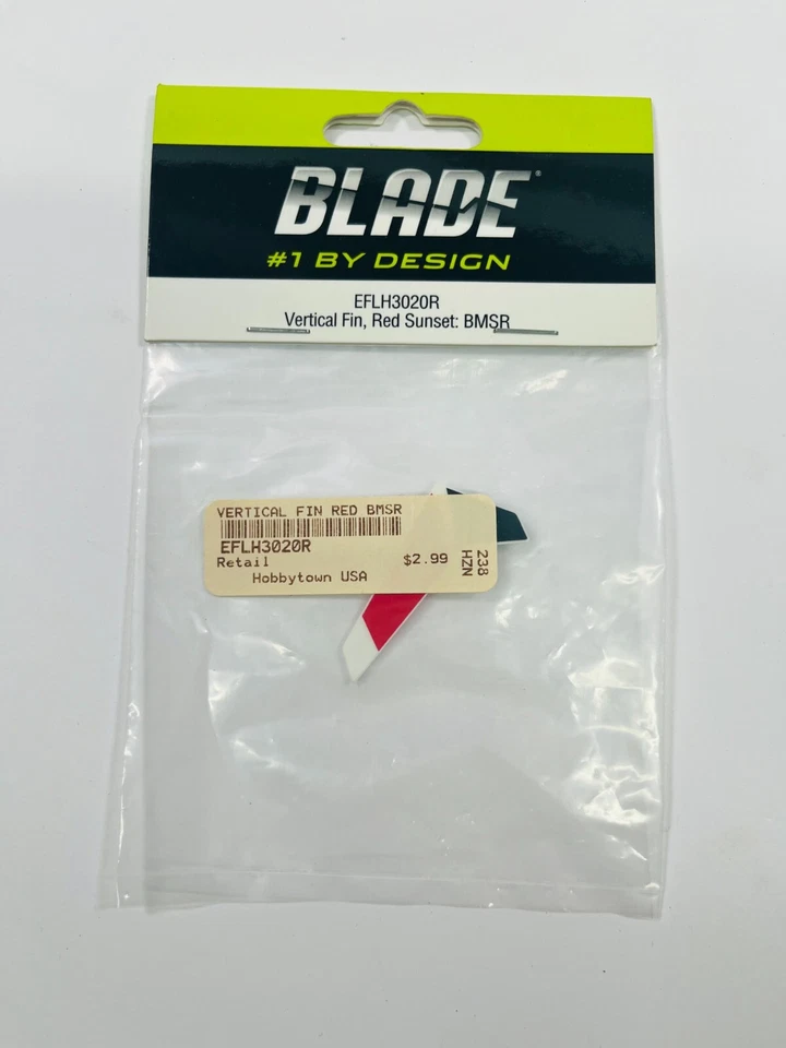 Blade EFLH3020R Vertical Fin, Red Sunset: BMSR - Изображение 1 из 1