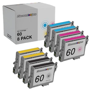 8pk Ink Cartridge for Epson Stylus CX3810 Printer C88 - Picture 1 of 7