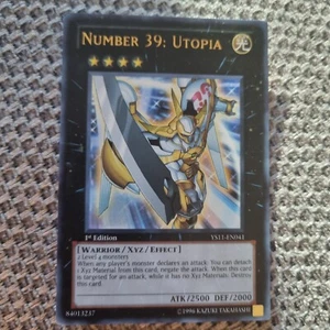 YS11-DE041 Nummer 39: Utopie Ultra Rare 1. Auflage Guter Zustand Yugioh Karte  - Bild 1 von 2