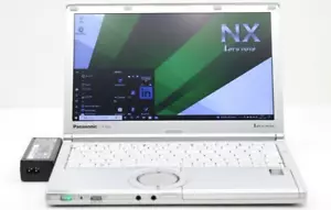 Panasonic Let's Note CF-NX4 Laptop PC i5-5300U 8GB SSD256GB Win 10 w/ AC Used - Picture 1 of 3