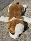Jumbo Huge Saint St Bernard Plush Dog Puppy Fao Schwarz Stuffed Animal