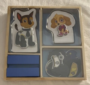 Paw Patrol Magnetic Wood Dress Up Puzzle with Stand.  25 pieces. Ages 3+. NEW - Picture 1 of 3