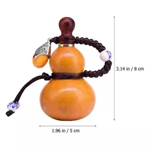 Gourd Bottle Natural Chinese Hip Flask Lou Wu Water Hanging Decoration Dried - Picture 1 of 6