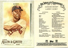 Larry Doby 2020 Topps Allen & Ginter Baseball Card 4  Cleveland Indians