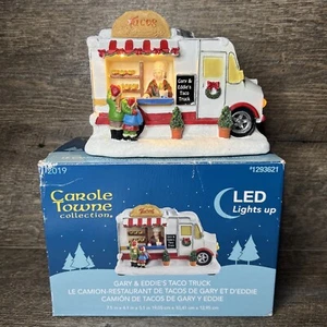 2019 Carole Towne Collection Gary & Eddie’s Taco Food Truck LED Lighted #1293621 - Picture 1 of 14