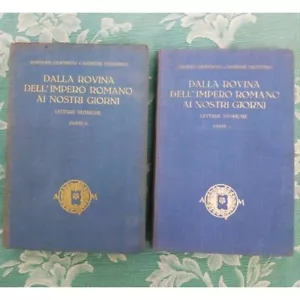 Dalla rovina dell'IMPERO ROMANO ai nostri giorni. Mondadori le Scuole Medie 1924 - Picture 1 of 8