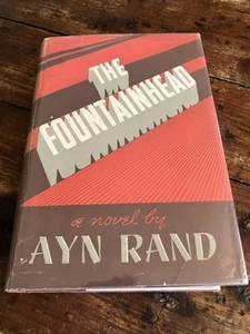 The Fountainhead von Ayn Rand - Vintage HC mit Schutzumschlag - Bobbs-Merrill Buch - Bild 1 von 16