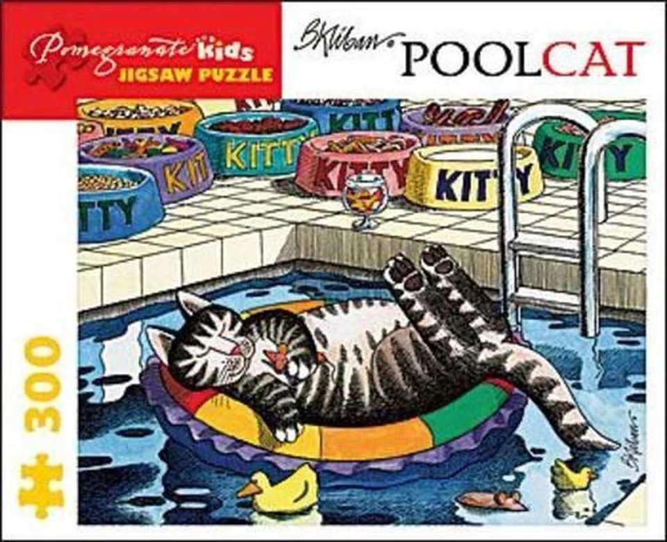 B. Kliban PoolCat Jigsaw Puzzle - Pomegranate - image 1 of 1