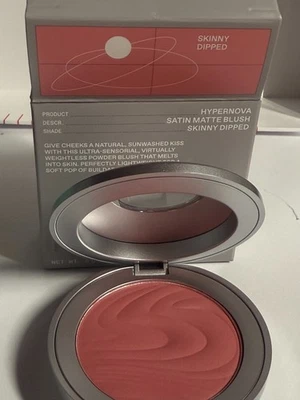 NIB R.E.M. BEAUTY HYPERNOVA SATIN MATTE BLUSH SKINNY DIPPED FULL SIZE .17 OZ NIB - Image 1 of 4