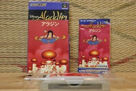 Aladdin Disney w/box manual Nintendo Super Famicom SFC Very Good Condition!