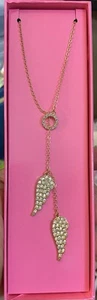 VINTAGE Victoria's Secret Angel Wings Gold Necklace - Picture 1 of 2