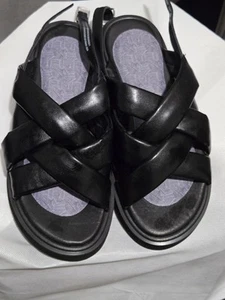 Old Navy Puffy Cross-strap Flatform Sandals sz7 New with Added Insole-No Box - Picture 1 of 7