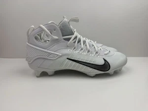 Nike Huarache 9 Elite Mid LAX tacchetti lacrosse da uomo taglia 9,5 bianco FD0088-101 - Foto 1 di 7