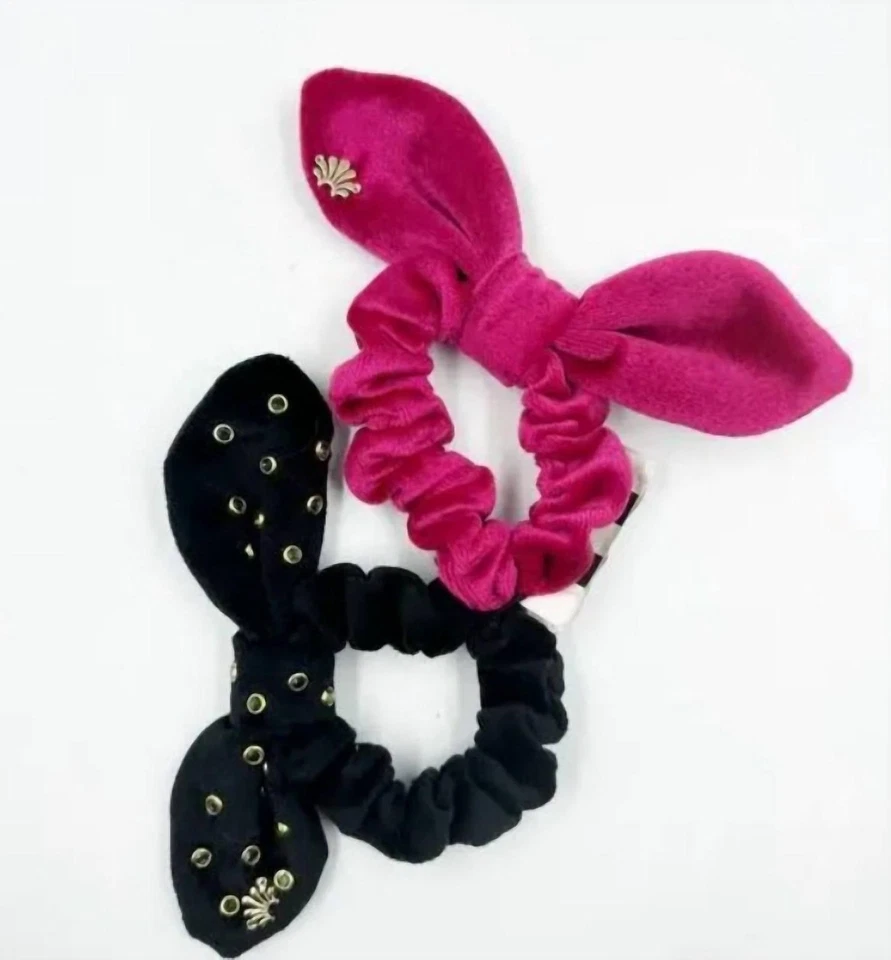Lele Sadoughi Embellished Mixed Set Of 2 Scrunchies Size One Size - Image 1 of 4