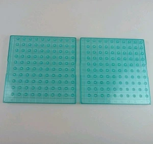 1971 Battleship Replacement Ocean Floor Grid Peg Game Board Part Piece Parts 2x - Picture 1 of 3